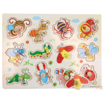 Wooden Peg Puzzle - Insects Wooden Peg Puzzle - Insects